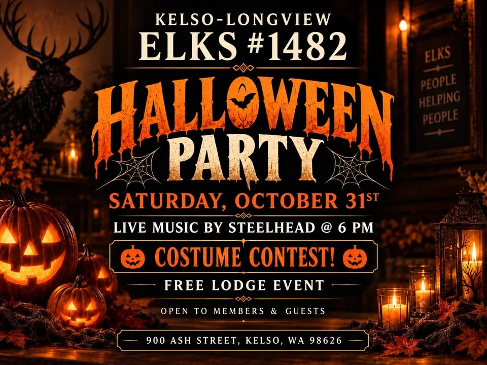 Elks Halloween Party with Live Music by Steelhead