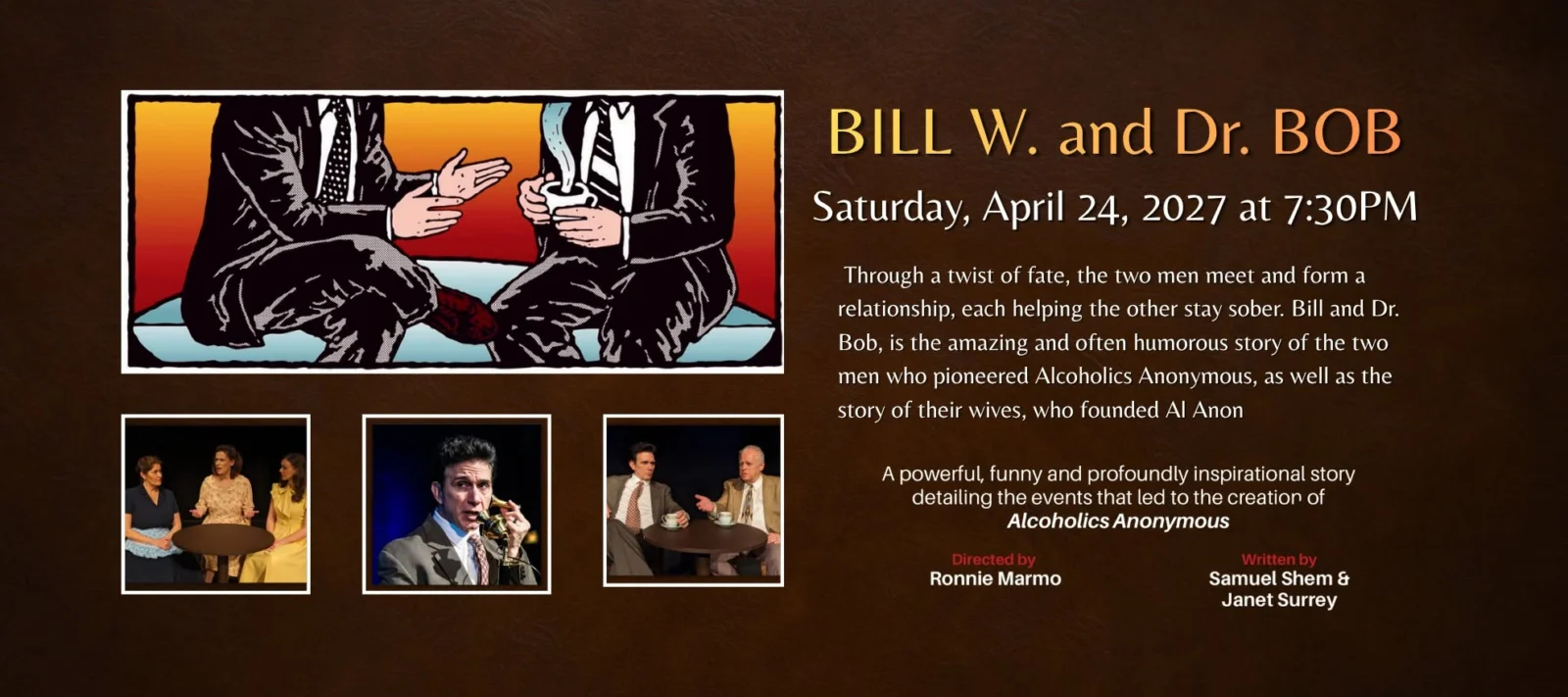 Theatre 68 presents...Bill W. and Dr. Bob