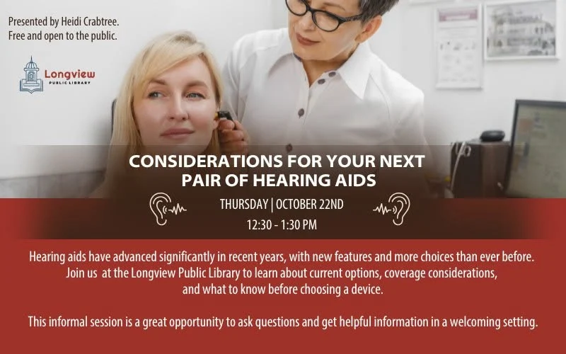 Considerations for your next pair of hearing aids