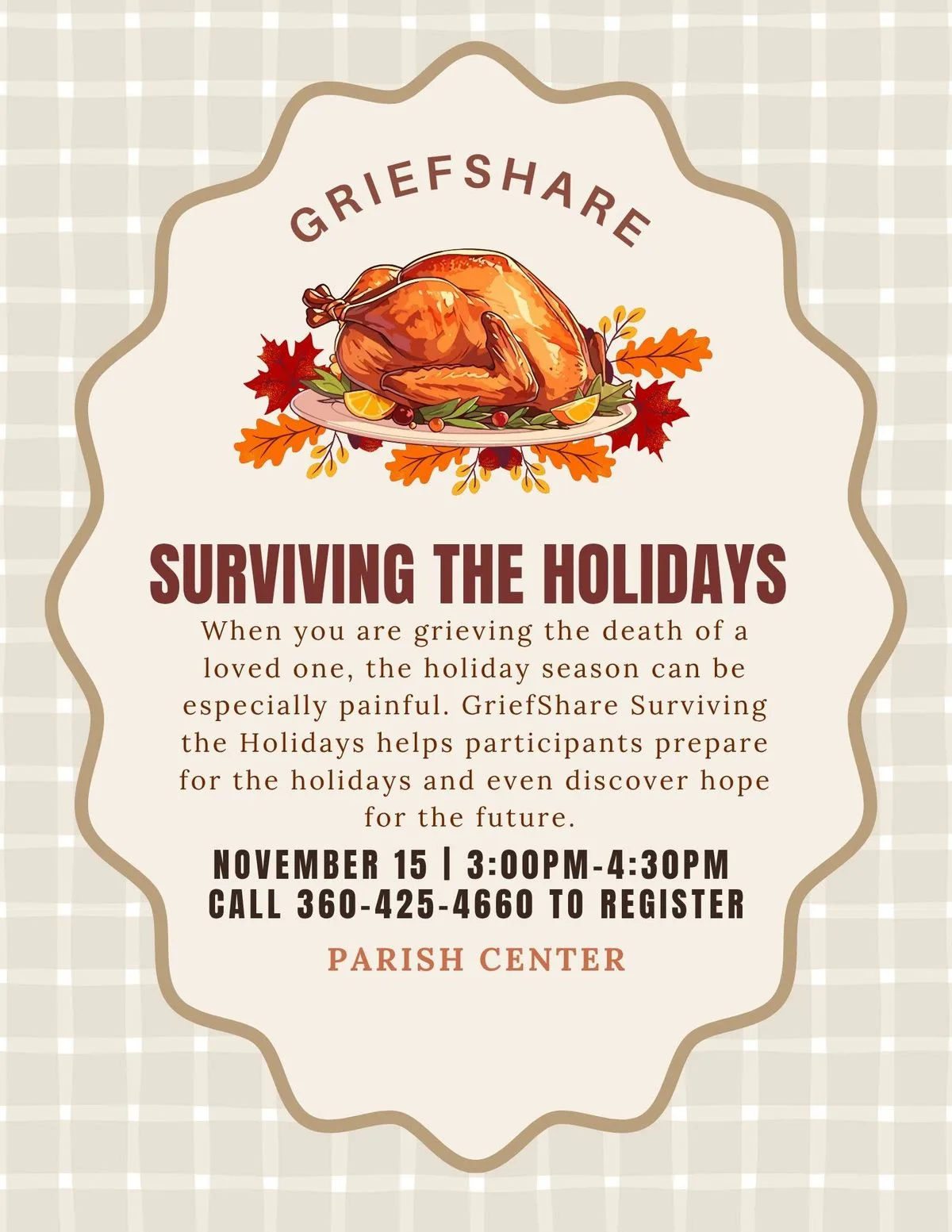 GriefShare: Surviving the Holidays