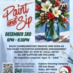Holiday Paint & Sip at Explorer Brewing Company