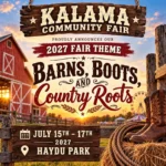 Kalama Community Fair 2027 — Barns, Boots, and Country Roots