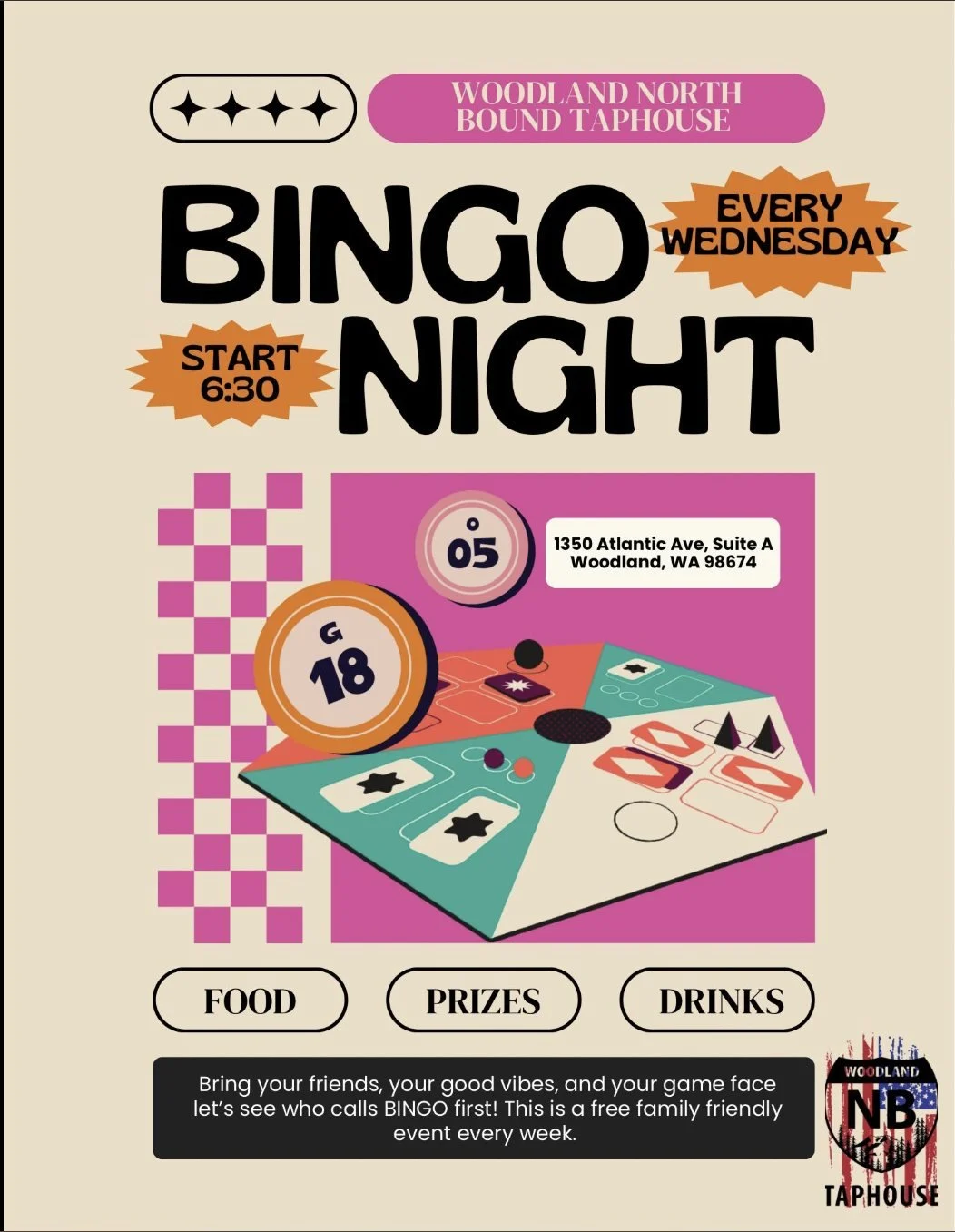 Bingo Night at North Bound Taphouse